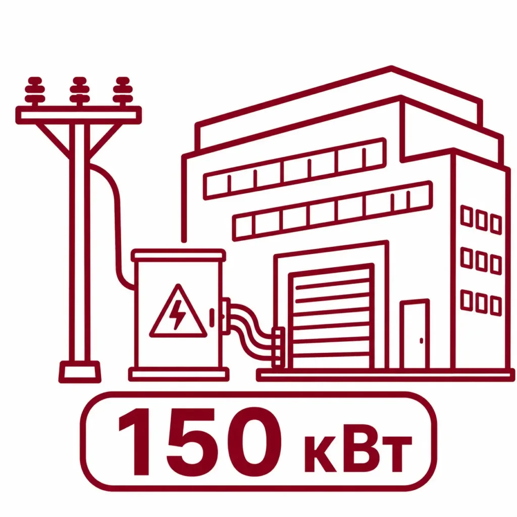 Подключение электричества 150 кВт